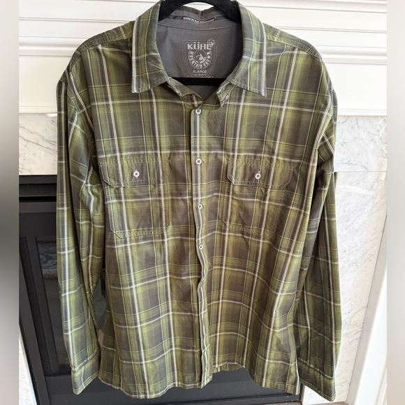 Kuhl Men's Response Button Up in Olive - Picture 1 of 3
